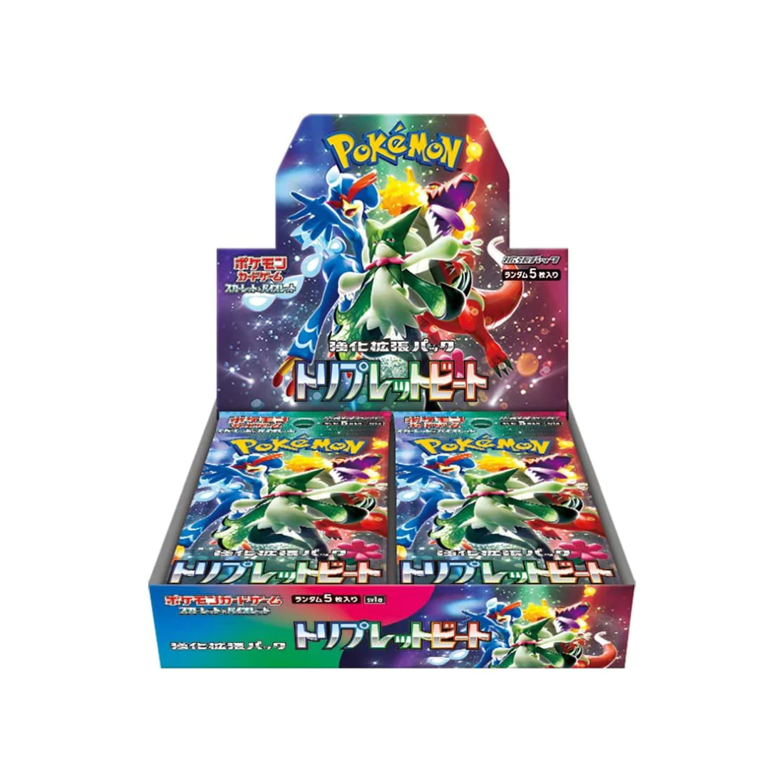 USA Seller Pokemon Card Scarlet Violet Triplet popular Beat Booster Box Japanese IN HAND