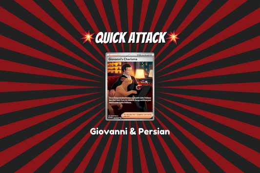 Quick Attack: Giovanni & Persian Pokemon Card at Blastoise's Lair TCG