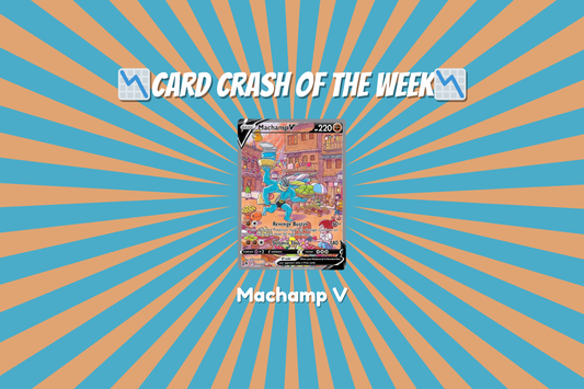 Card Crash of the Week: Machamp V Pokemon card at www.blastoiseslairtcg.com