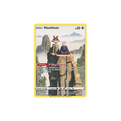 Hoothoot Full Art Trainer Gallery Pokemon Card