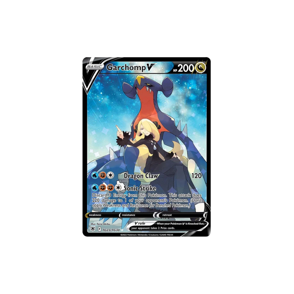 Garchomp V Alternate Art Trainer Gallery Pokemon Card