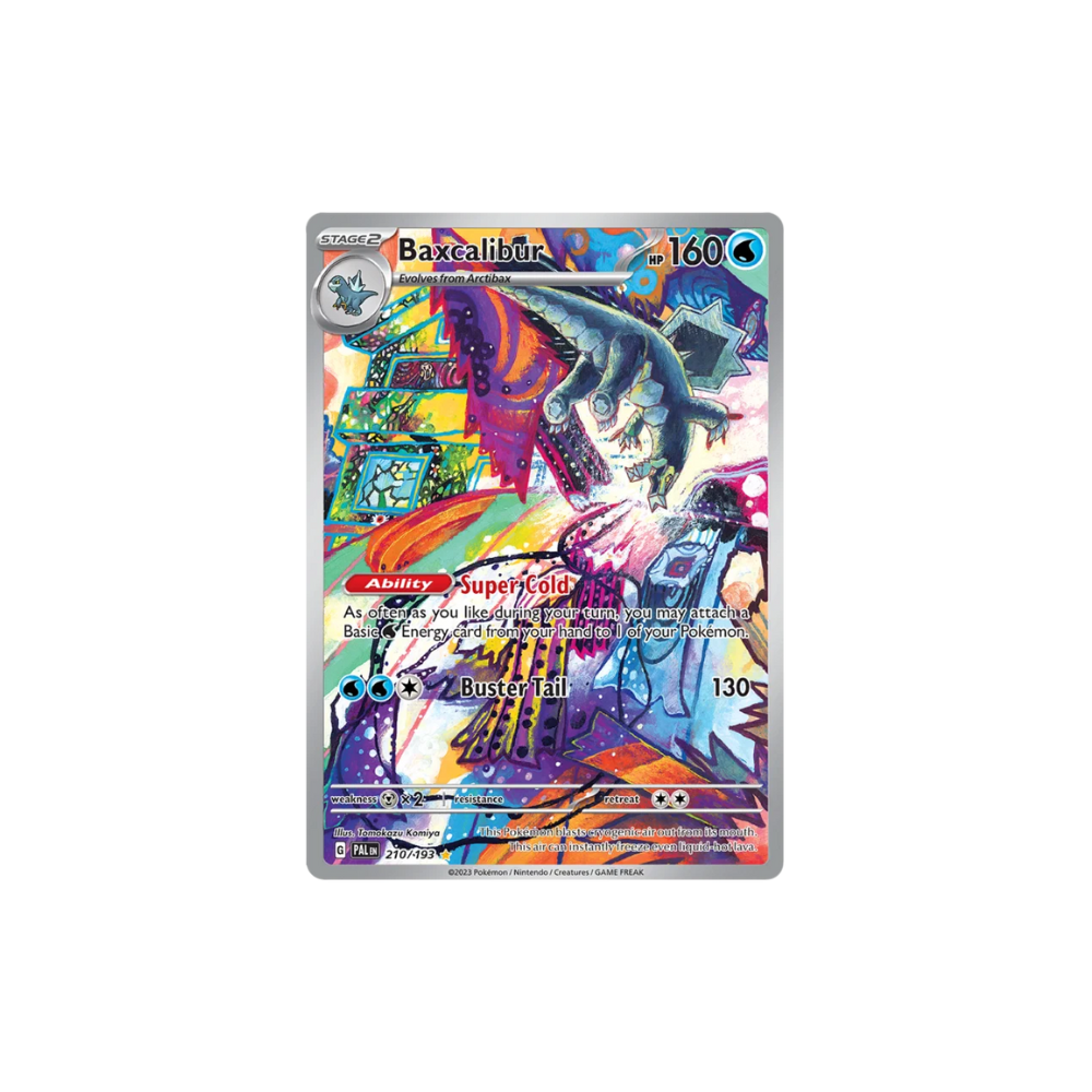 Baxcalibur Illustrator Rare Pokemon Card