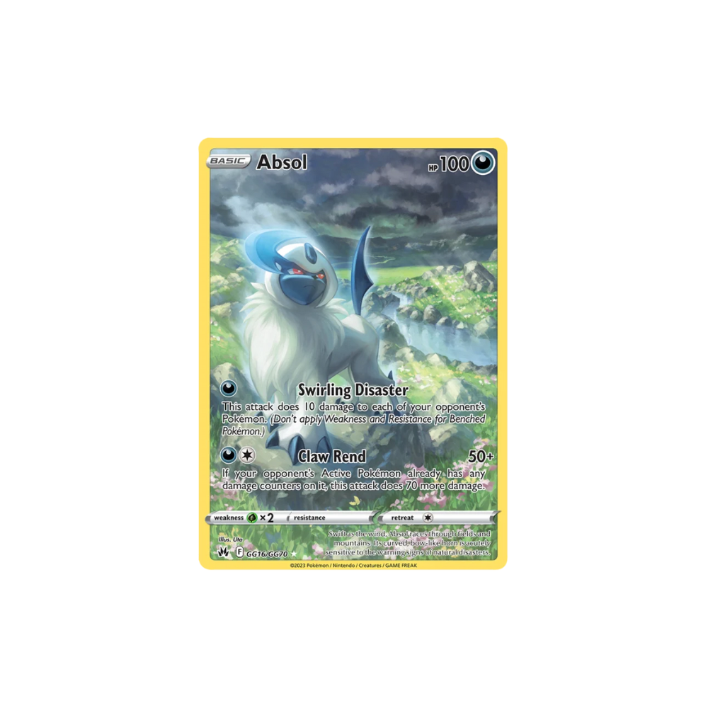 Absol Full Art Galarian Gallery Pokemon Card