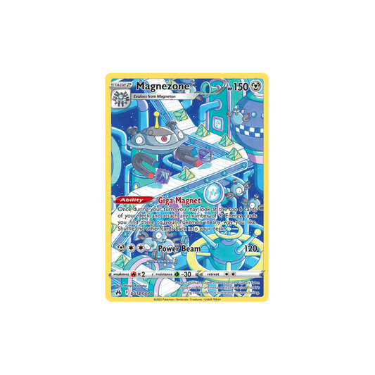 Magnezone Full Art Galarian Gallery Pokemon Card