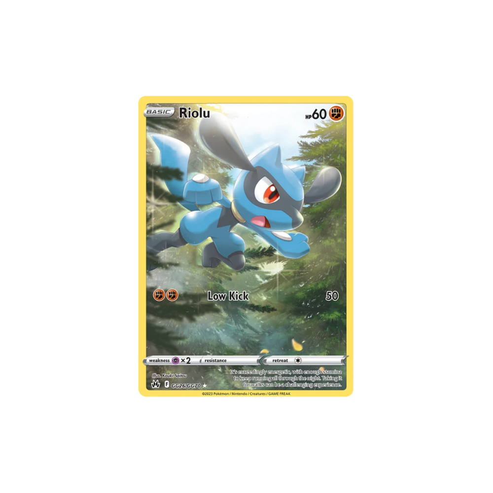 Riolu Full Art Galarian Gallery Pokemon Card