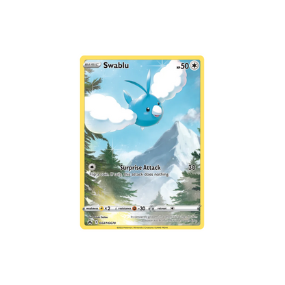 Swablu Full Art Galarian Gallery Pokemon Card