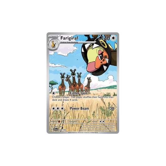 Farigiraf Illustrator Rare Pokemon Card