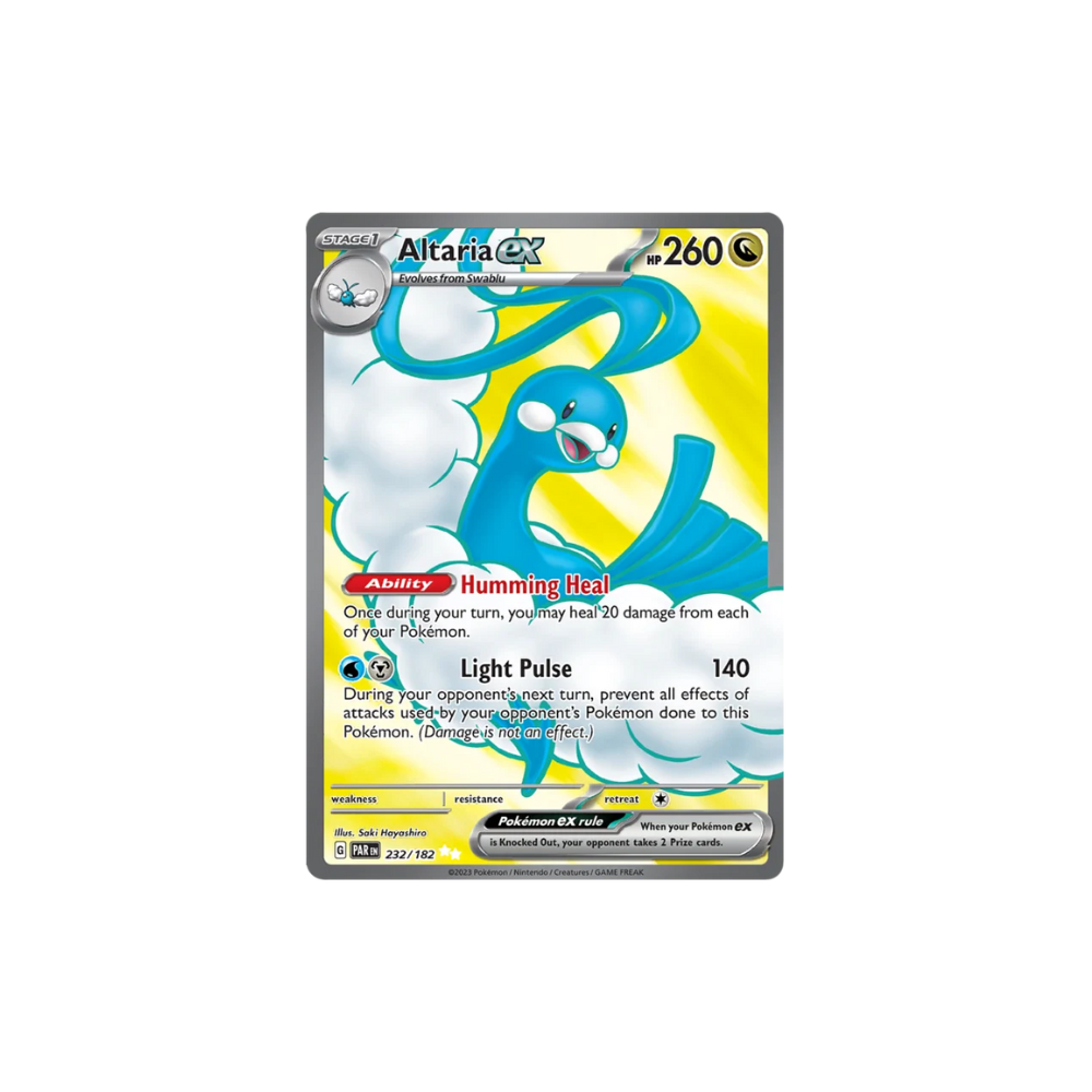 Altaria ex Full Art Pokemon Card