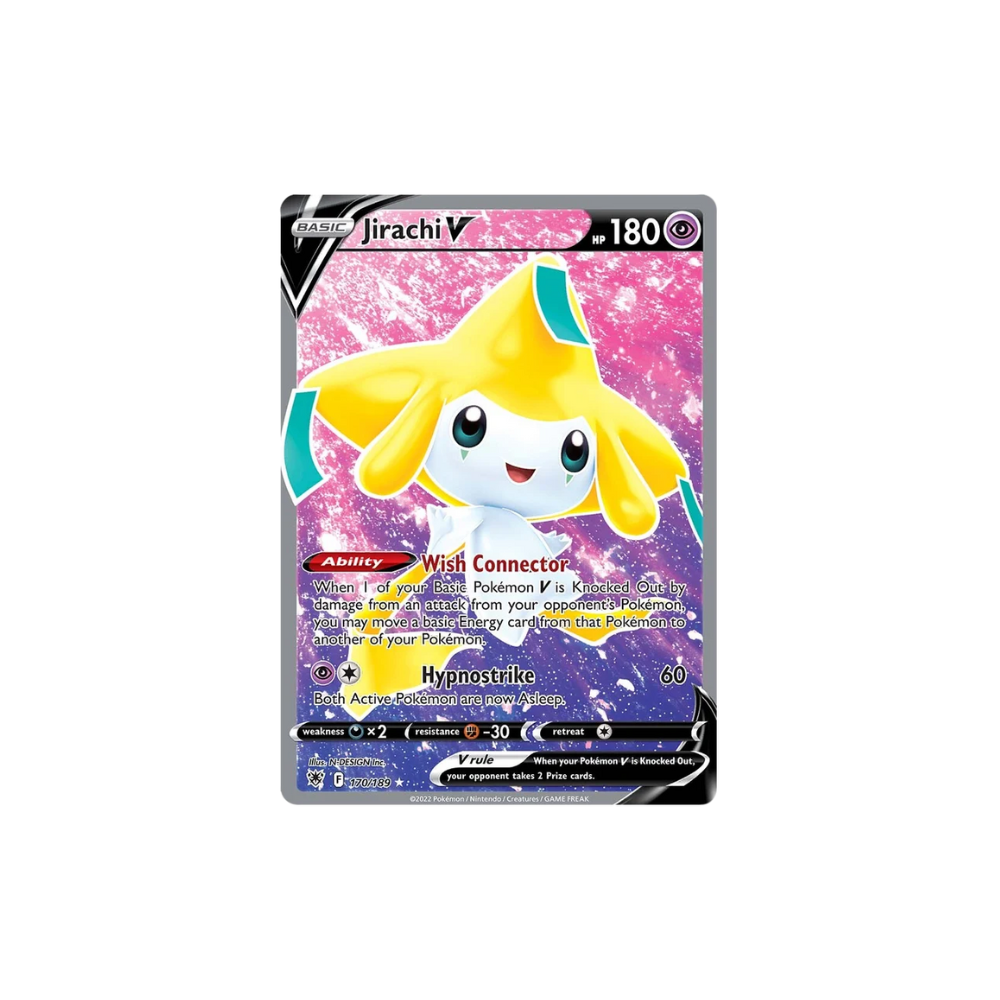 Jirachi V Full Art Pokemon Card