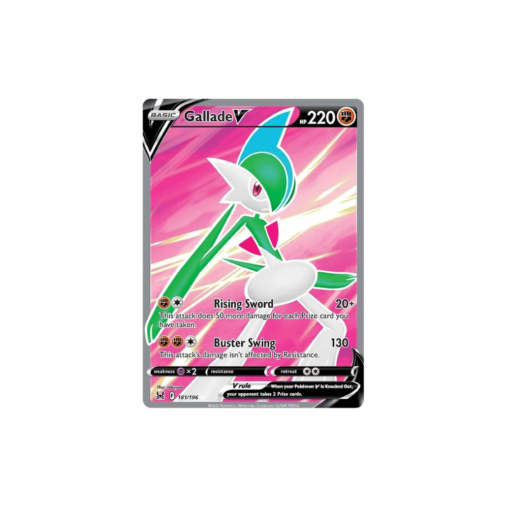 Gallade V Full Art Pokemon Card