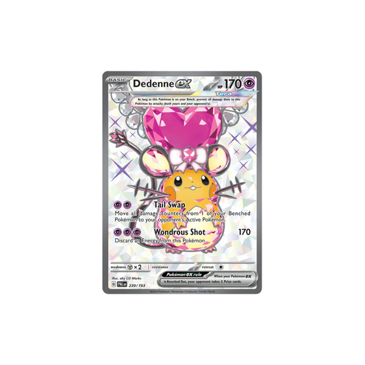 Dedenne ex Full Art Pokemon Card