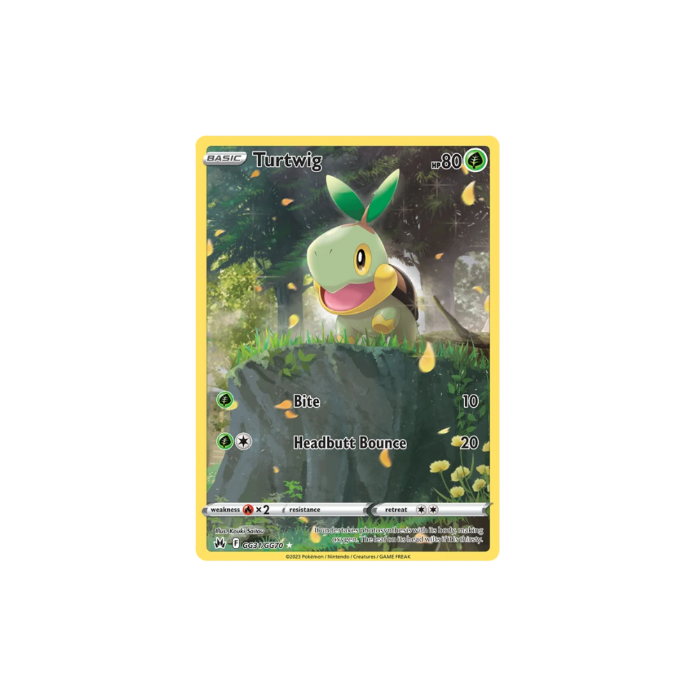 Turtwig Full Art Galarian Gallery Pokemon Card