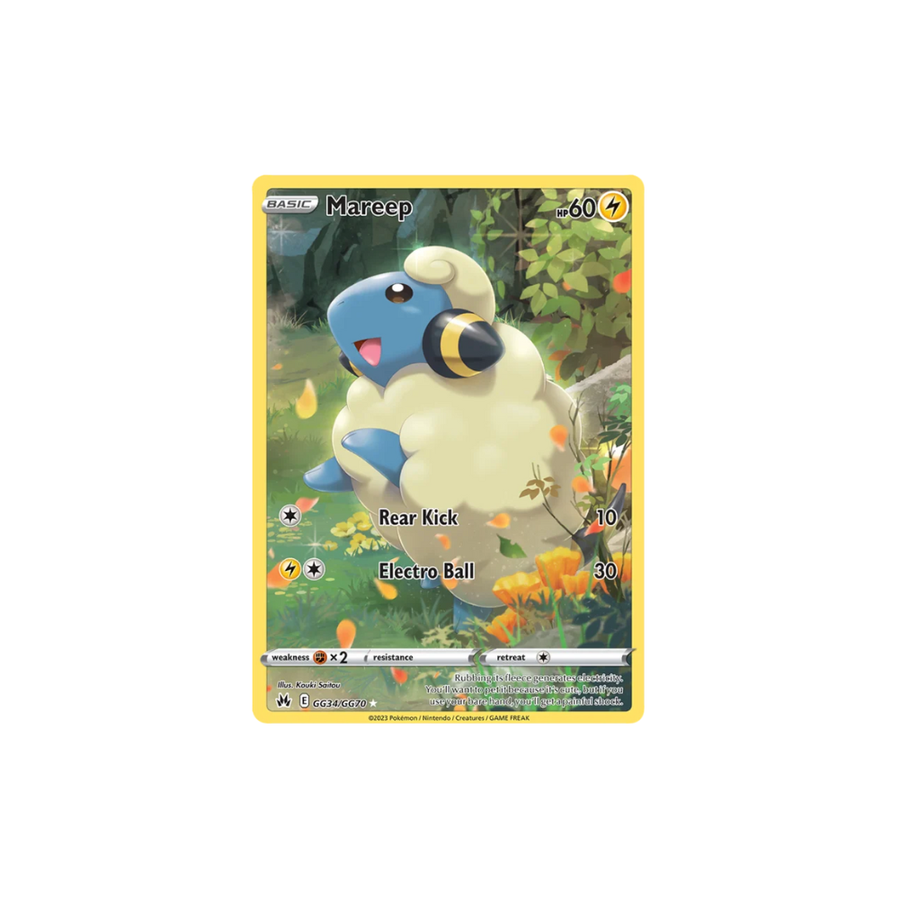 Mareep Full Art Galarian Gallery Pokemon Card