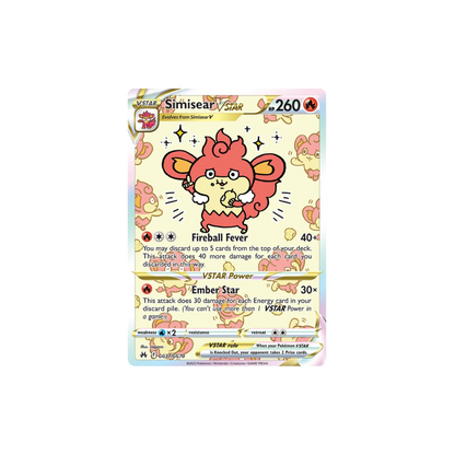 Simisear VSTAR Full Art Galarian Gallery Pokemon Card