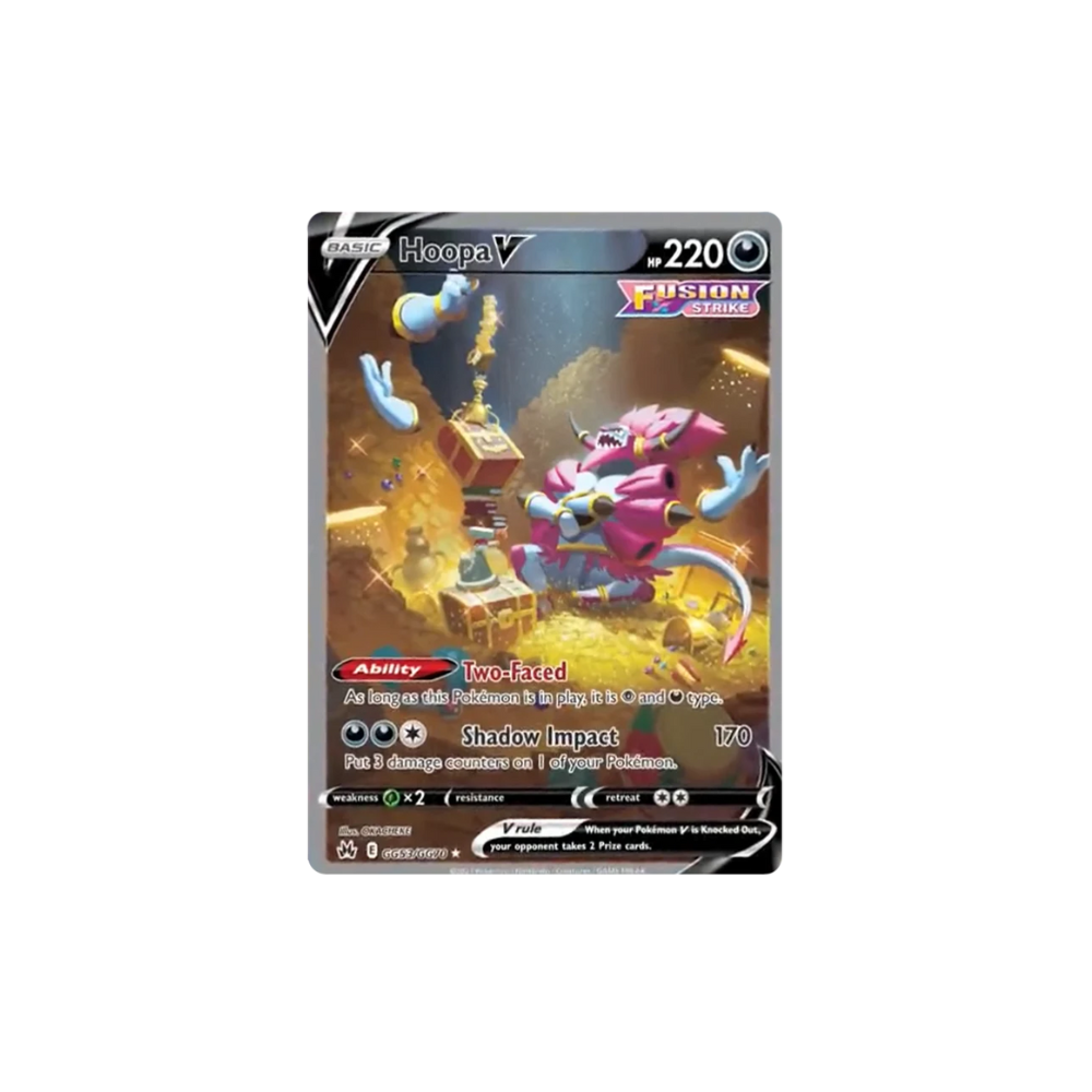 Hoopa V Full Art Galarian Gallery Pokemon Card