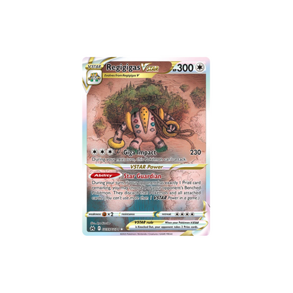 Regigigas VSTAR Full Art Galarian Gallery Pokemon Card