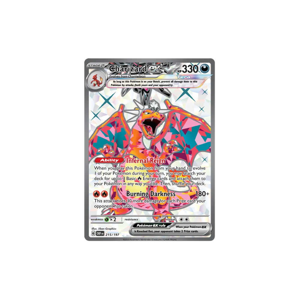 Charizard ex Full Art Pokemon Card