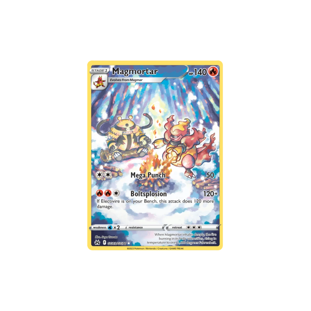 Magmortar Full Art Galarian Gallery Pokemon Card