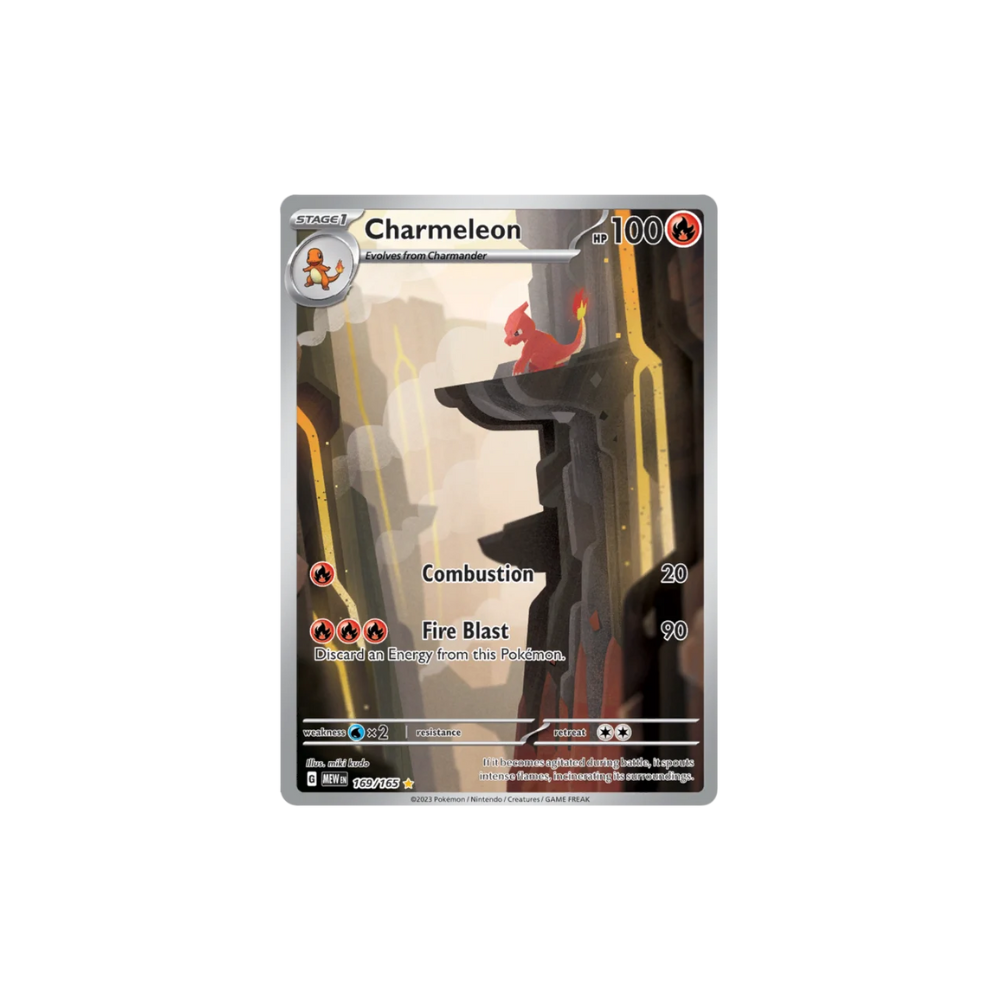 Charmeleon Full Art Illustrator Rare Pokemon Card