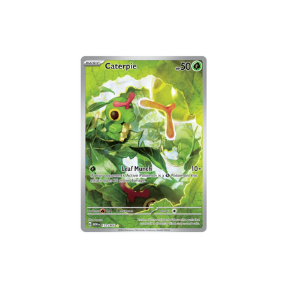 Caterpie Full Art Illustrator Rare Pokemon Card