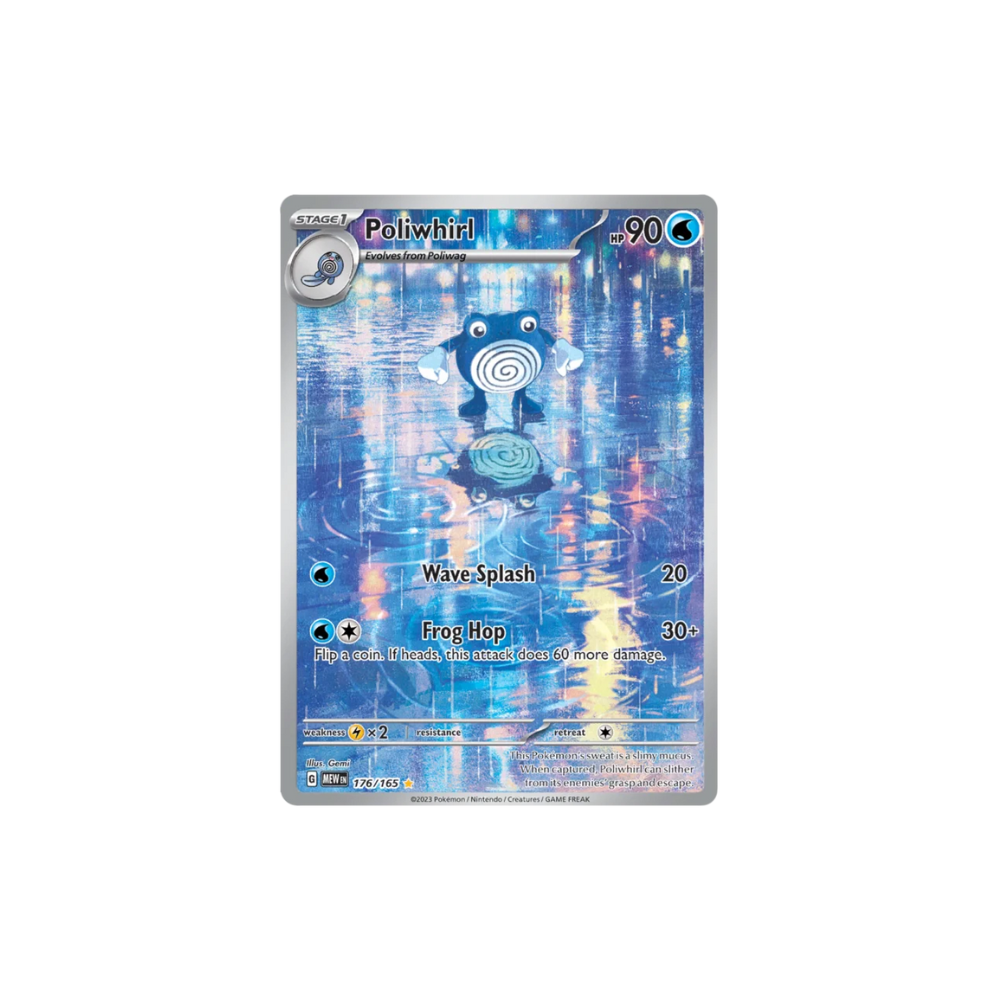 Poliwhirl Full Art Illustrator Rare Pokemon Card