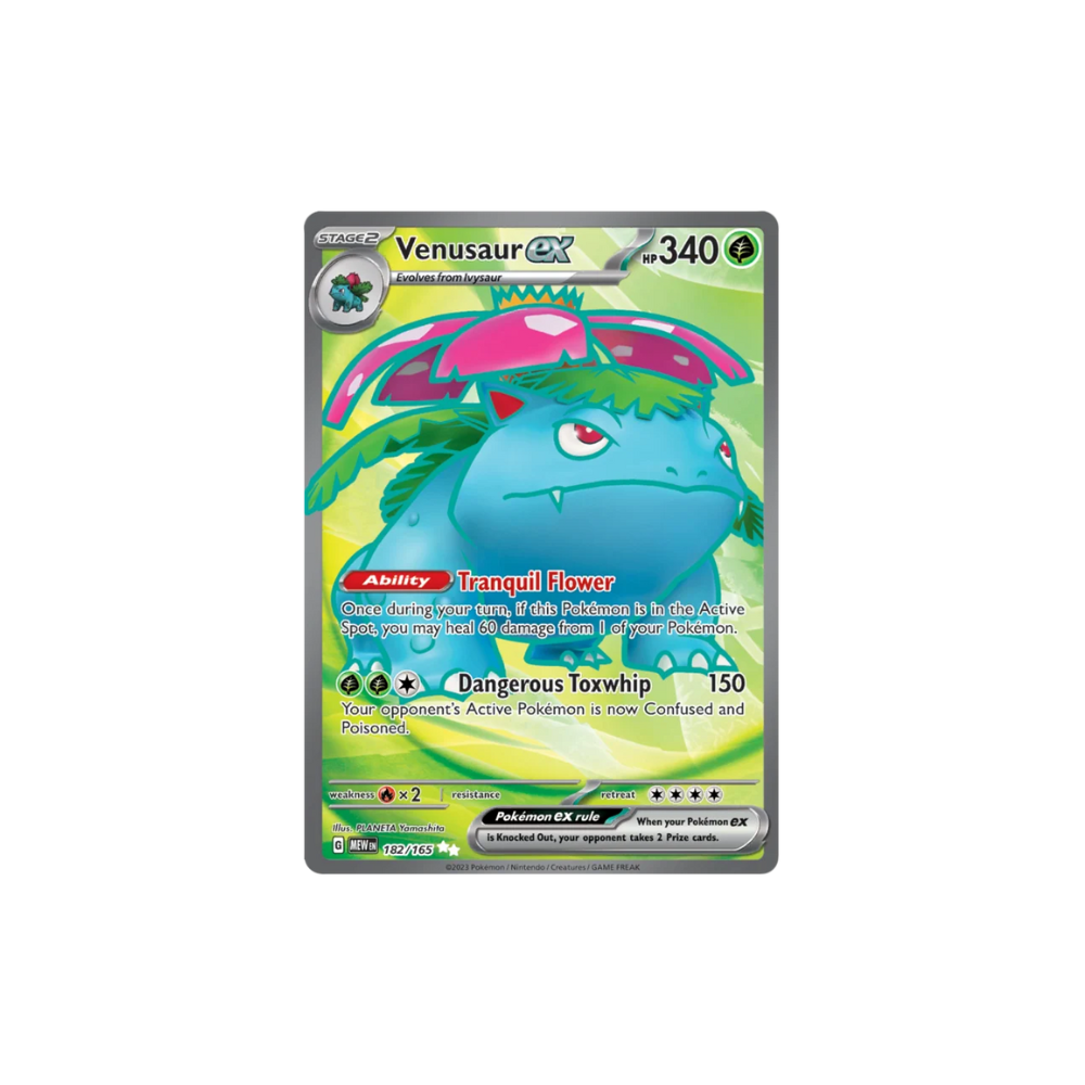 Venusaur ex Full Art Pokemon Card