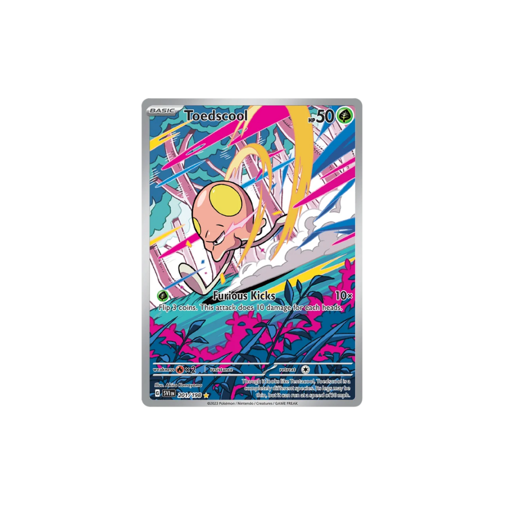 Toedscool Illustrator Rare Pokemon Card