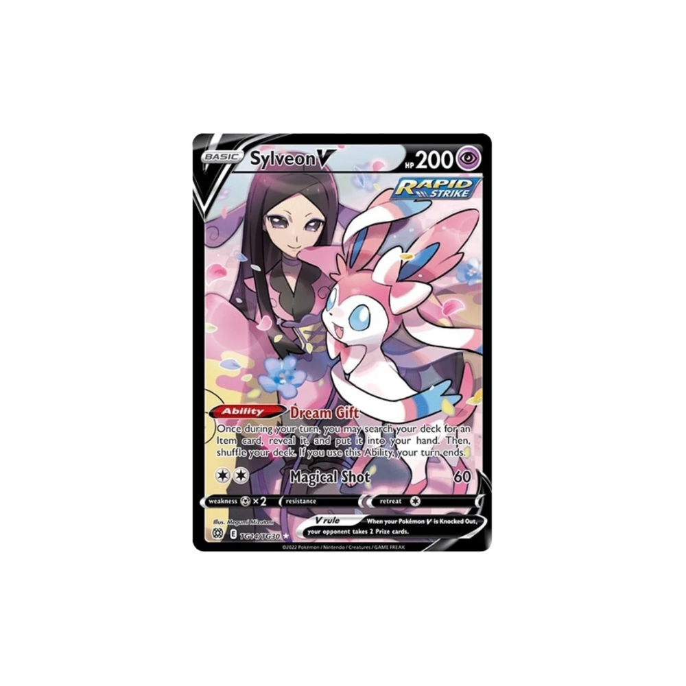 Sylveon V Full Art Trainer Gallery Pokemon Card