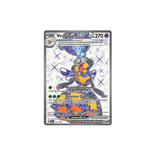 Vespiqueen ex Full Art Pokemon Card