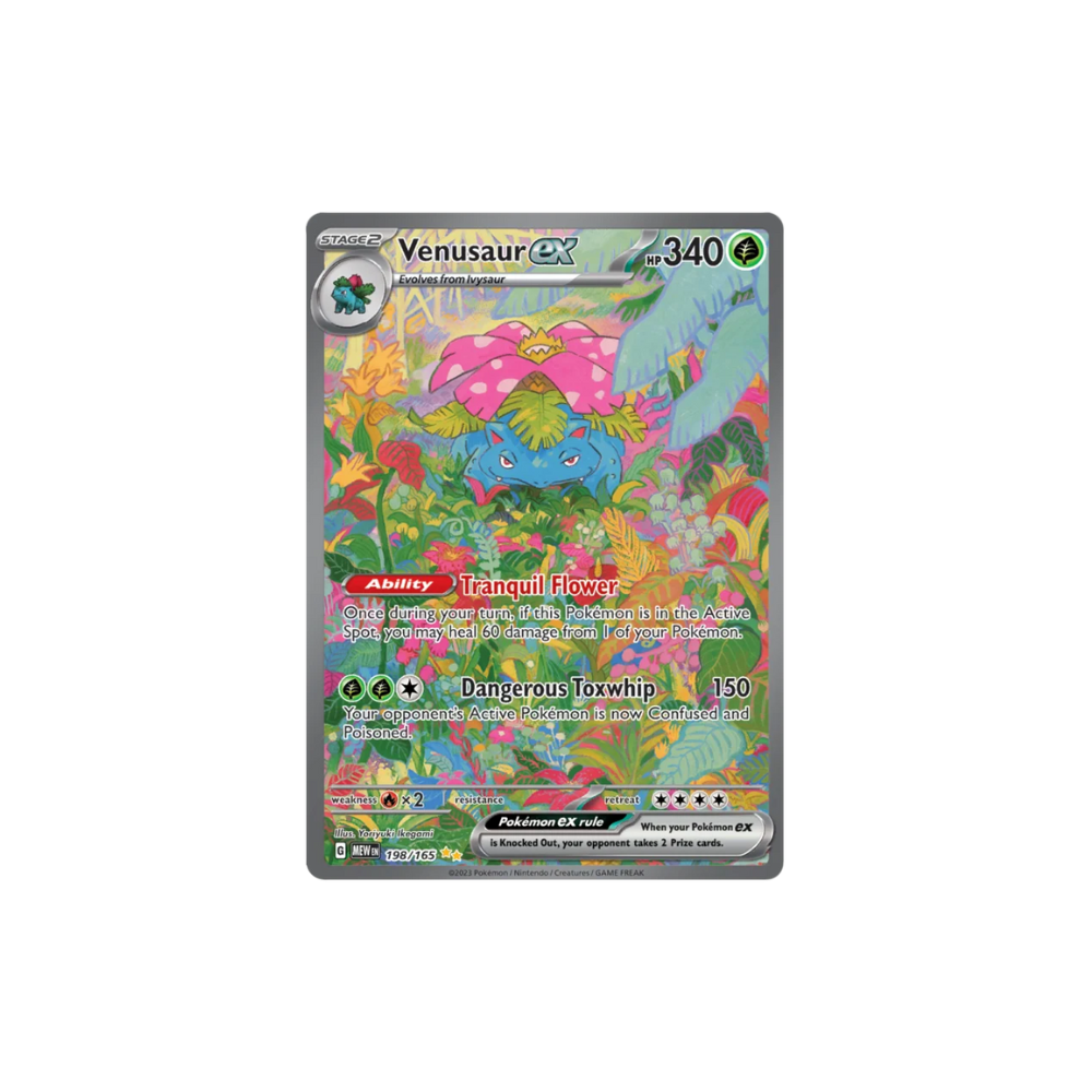 Venusaur ex Full Art Special Illustrator Rare Pokemon Card