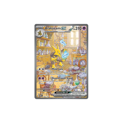 Alakazam ex Full Art Special Illustrator Rare Pokemon Card