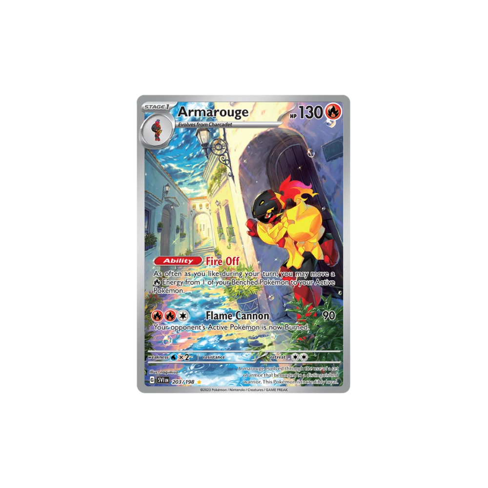 Armarouge Illustrator Rare Pokemon Card