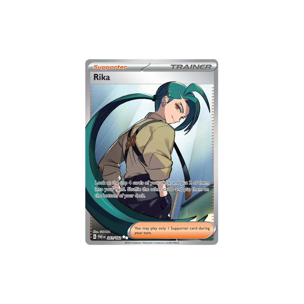 Rika Full Art Trainer Pokemon Card