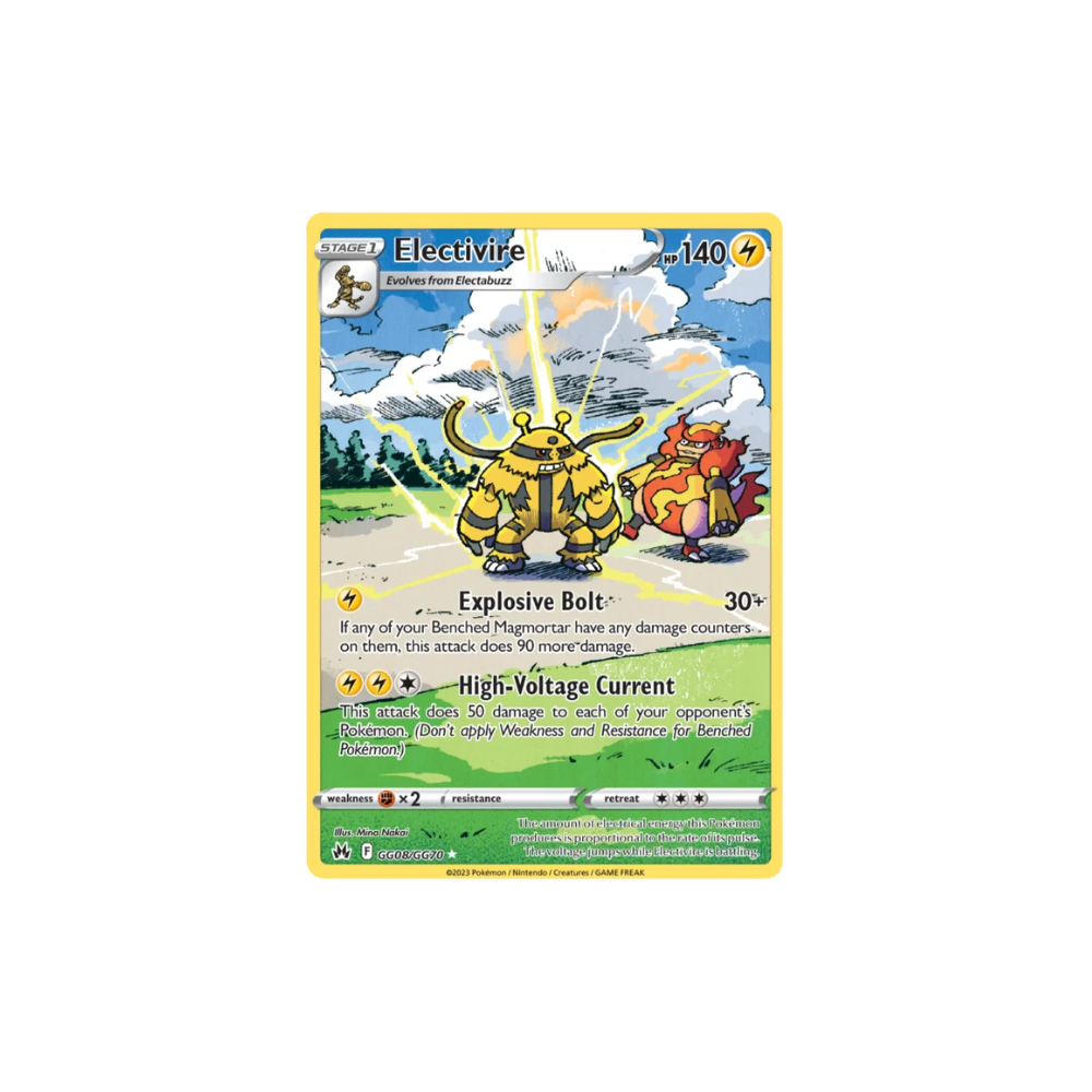 Electrive Full Art Galarian Gallery Pokemon Card