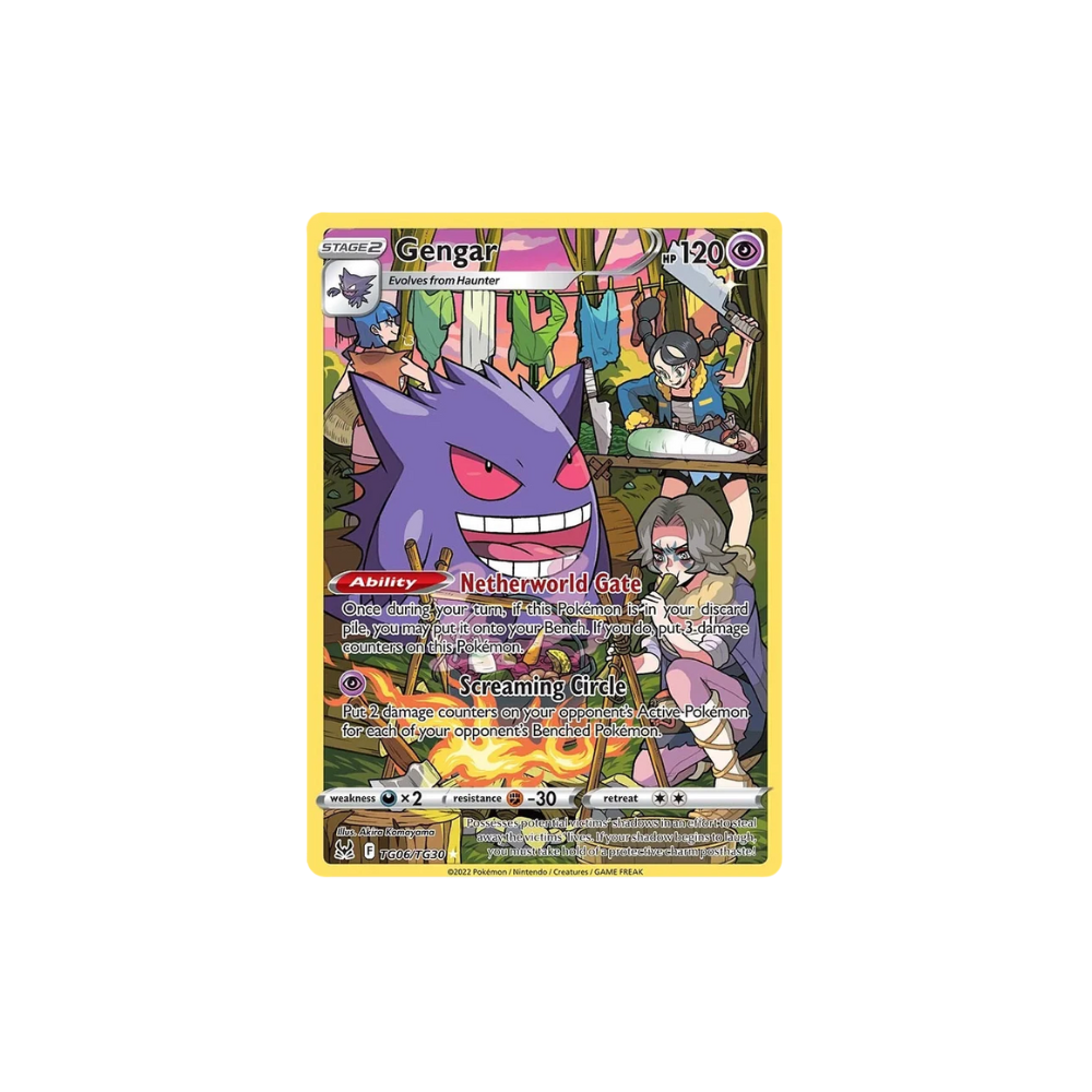 Gengar Full Art Trainer Gallery Pokemon Card