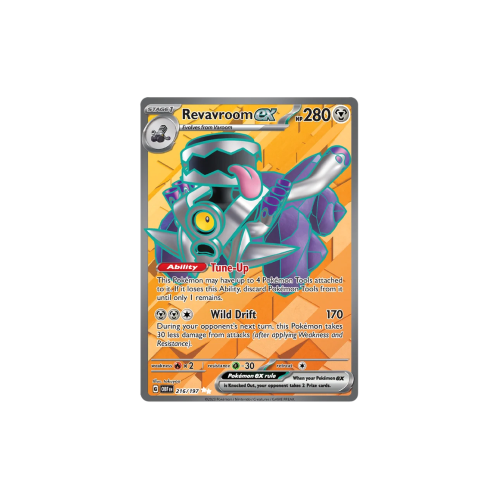 Revaroom ex Full Art Pokemon Card