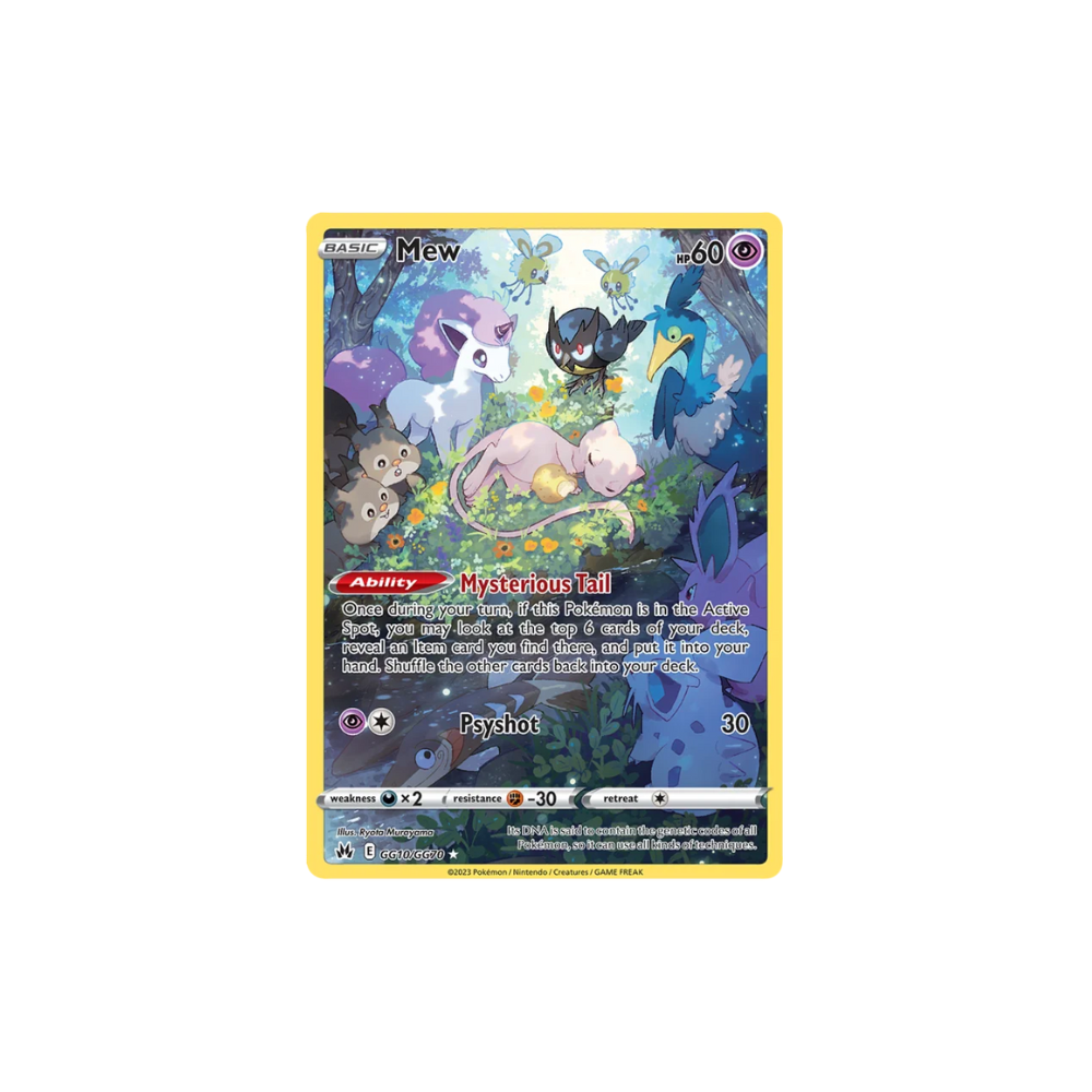 Mew Full Art Galarian Gallery Pokemon Card