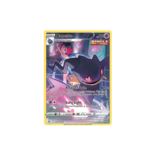 Banette Full Art Trainer Gallery Pokemon Card