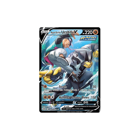 Rapid Strike Urshifu V Full Art Trainer Gallery Pokemon Card