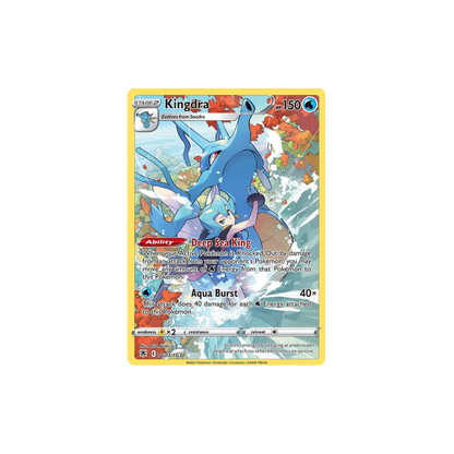 Kingdra Full Art Trainer Gallery Pokemon Card