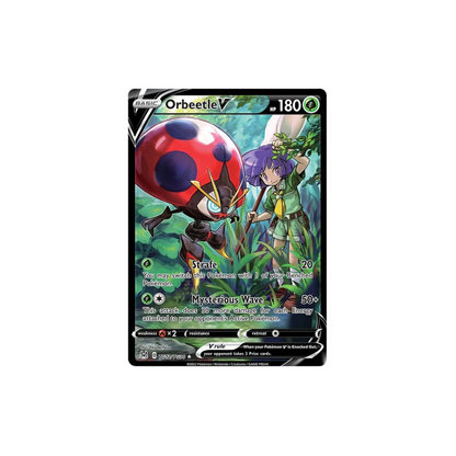 Orbeetle V Full Art Trainer Gallery Pokemon Card