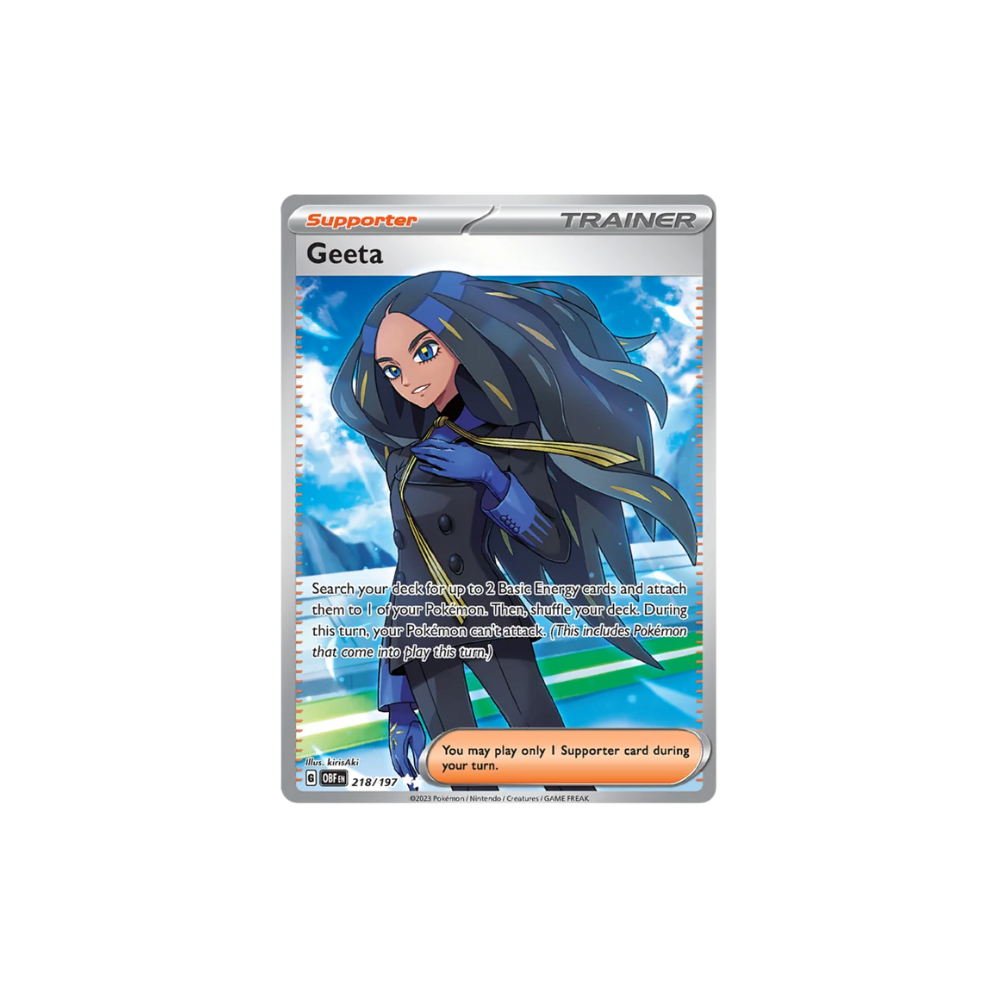 Geeta Full Art Pokemon Card