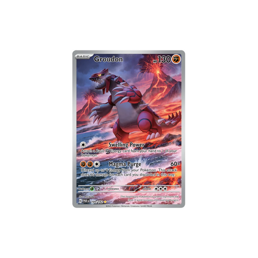 Groudon Illustrator Rare Pokemon Card