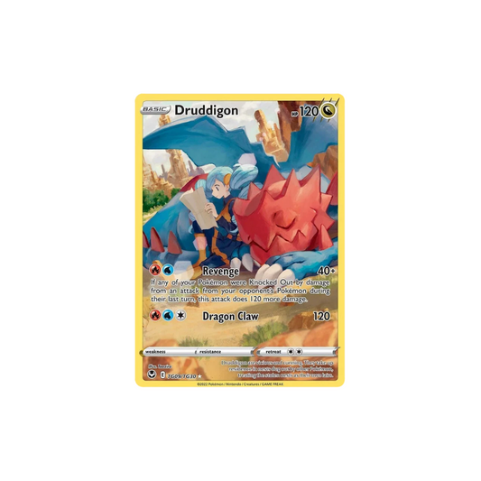 Druddigon Full Art Trainer Gallery Pokemon Card