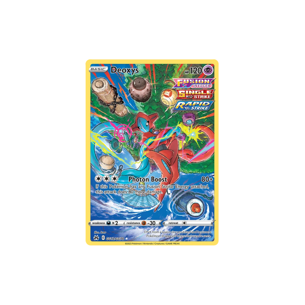 Deoxys Full Art Galarian Gallery Pokemon Card