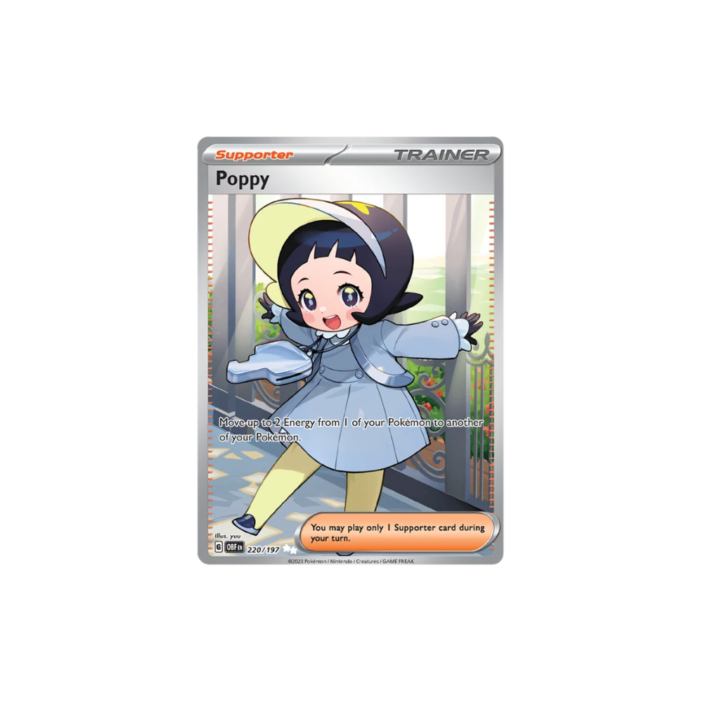 Poppy Full Art Pokemon Card