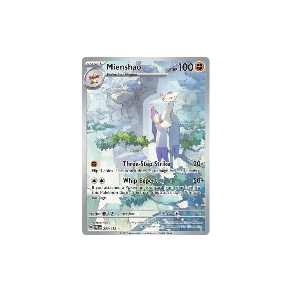 Mienshao Illustrator Rare Pokemon Card