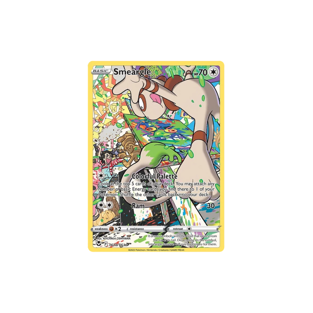 Smeargle Full Art Trainer Gallery Pokemon Card