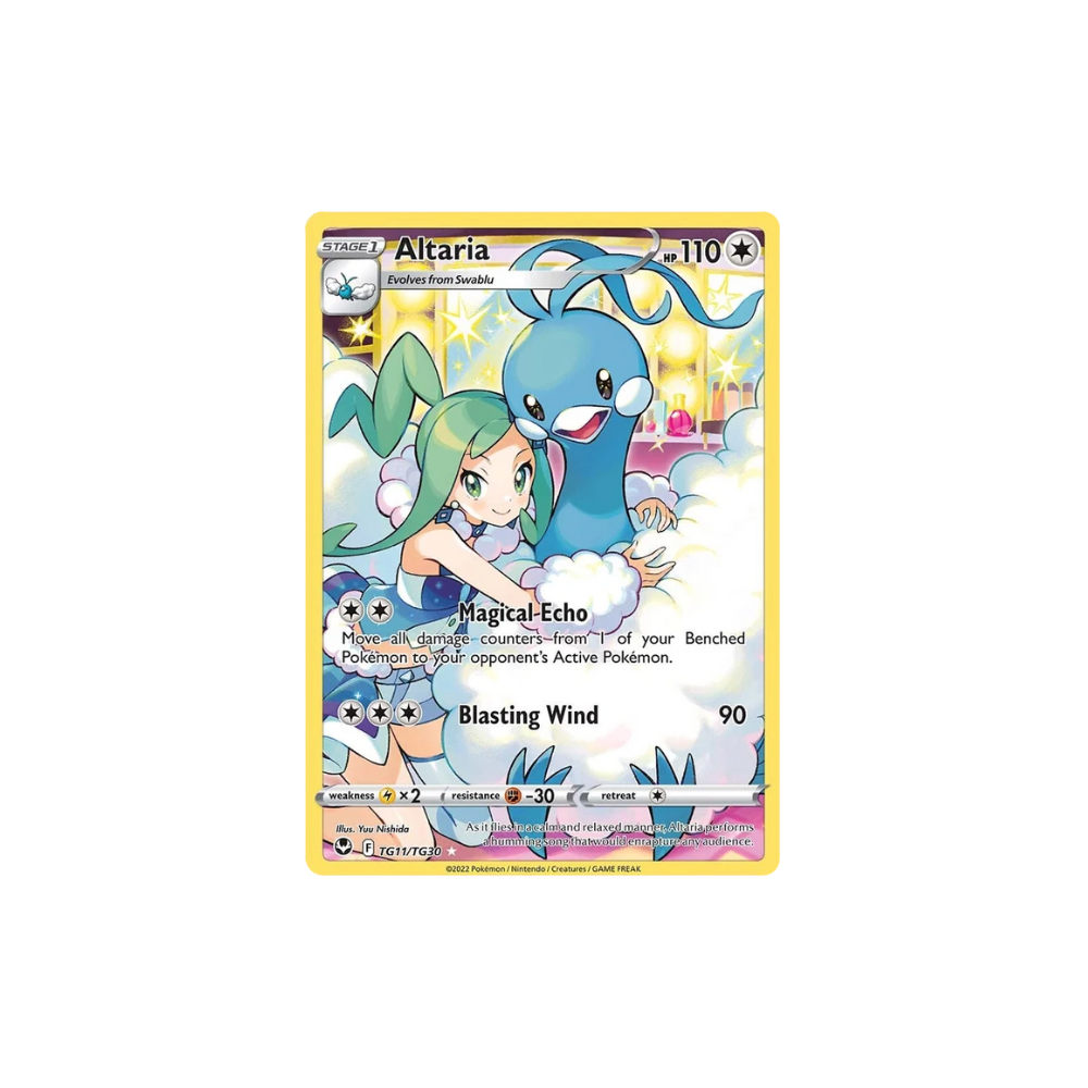 Altaria Full Art Trainer Gallery Pokemon Card