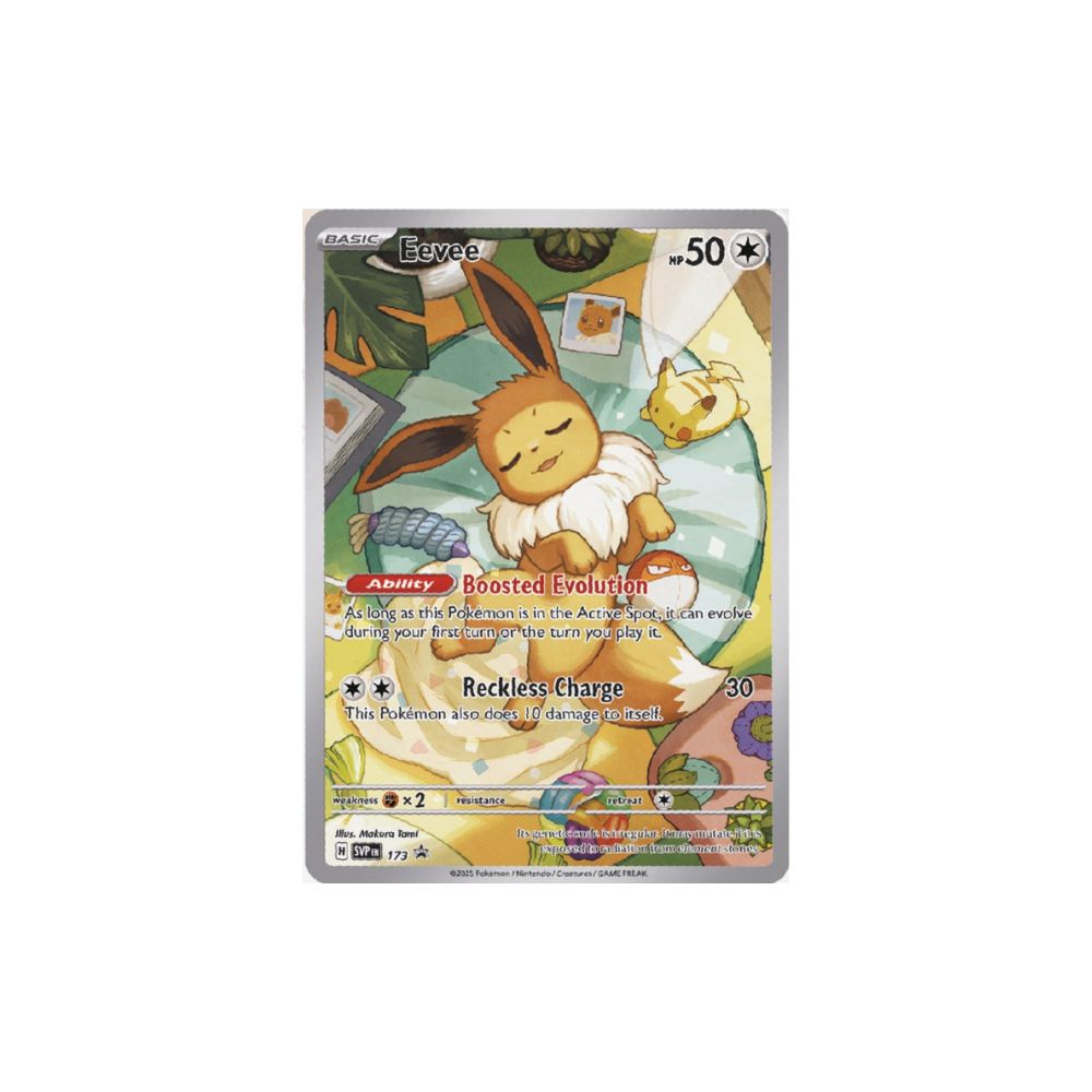 Eevee Promo Pokemon Card